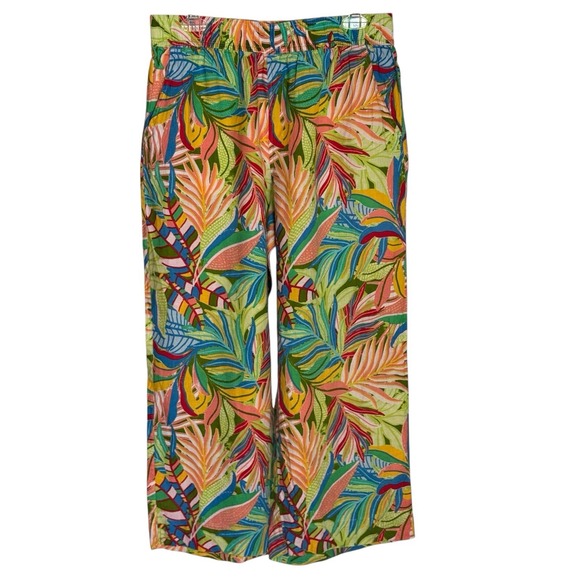 C&C California Pants - C&C California Multicolor Tropical Print Capris